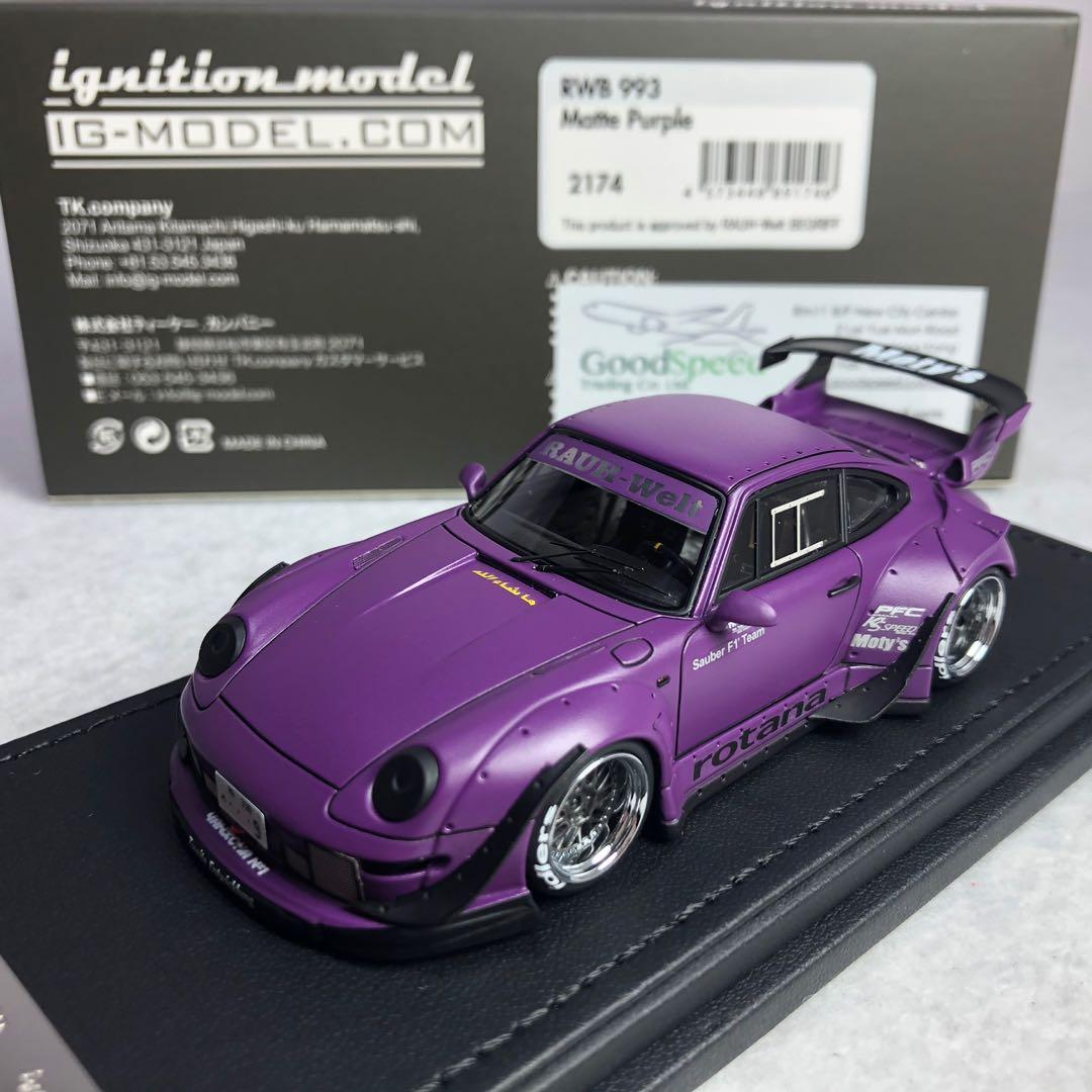 1/43 ignition 993 RAUH-WELT IG ポルシェ - ミニカー