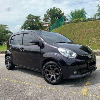 View Myvi Biru Rim Te37 PNG