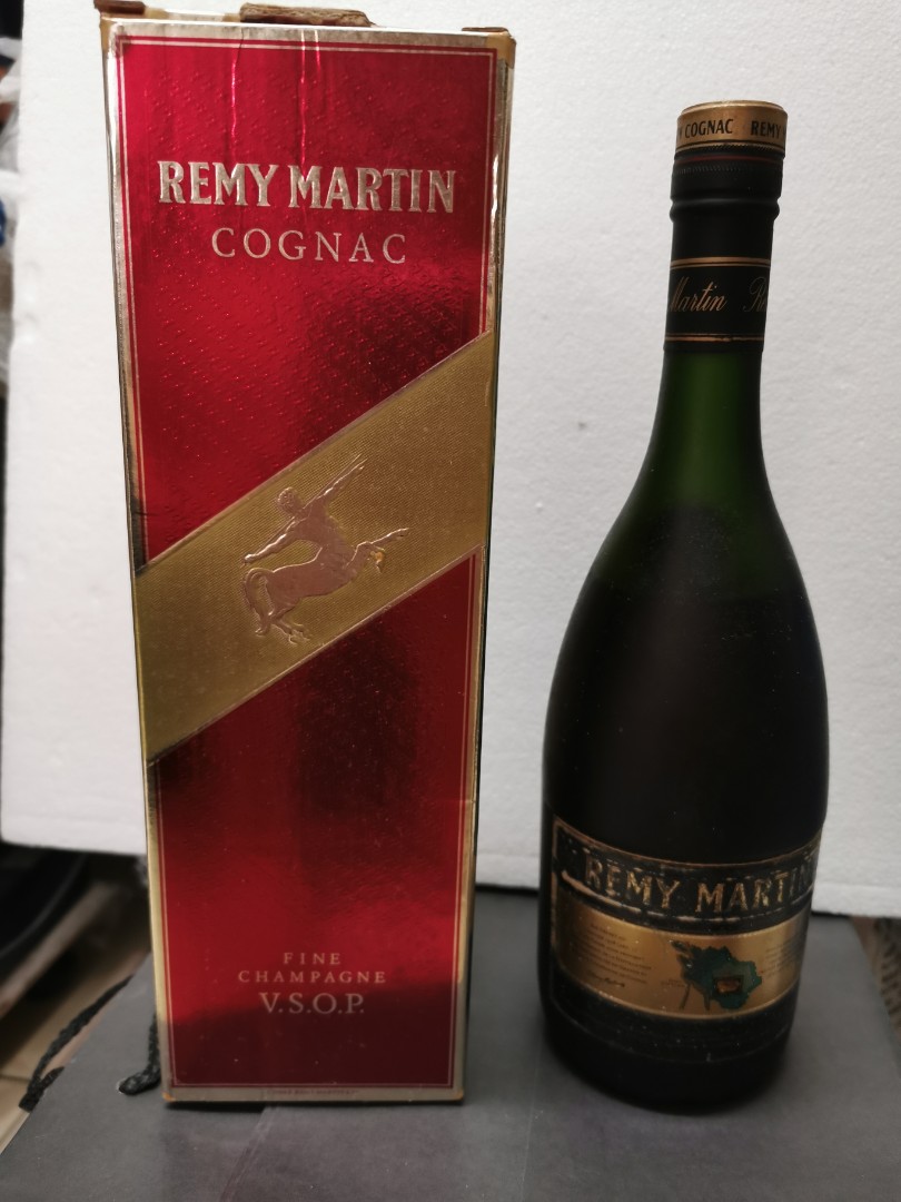 80年代人頭馬舊干邑（未開封）Remy Martin VSOP Cognac 70cl 40%, 嘢食