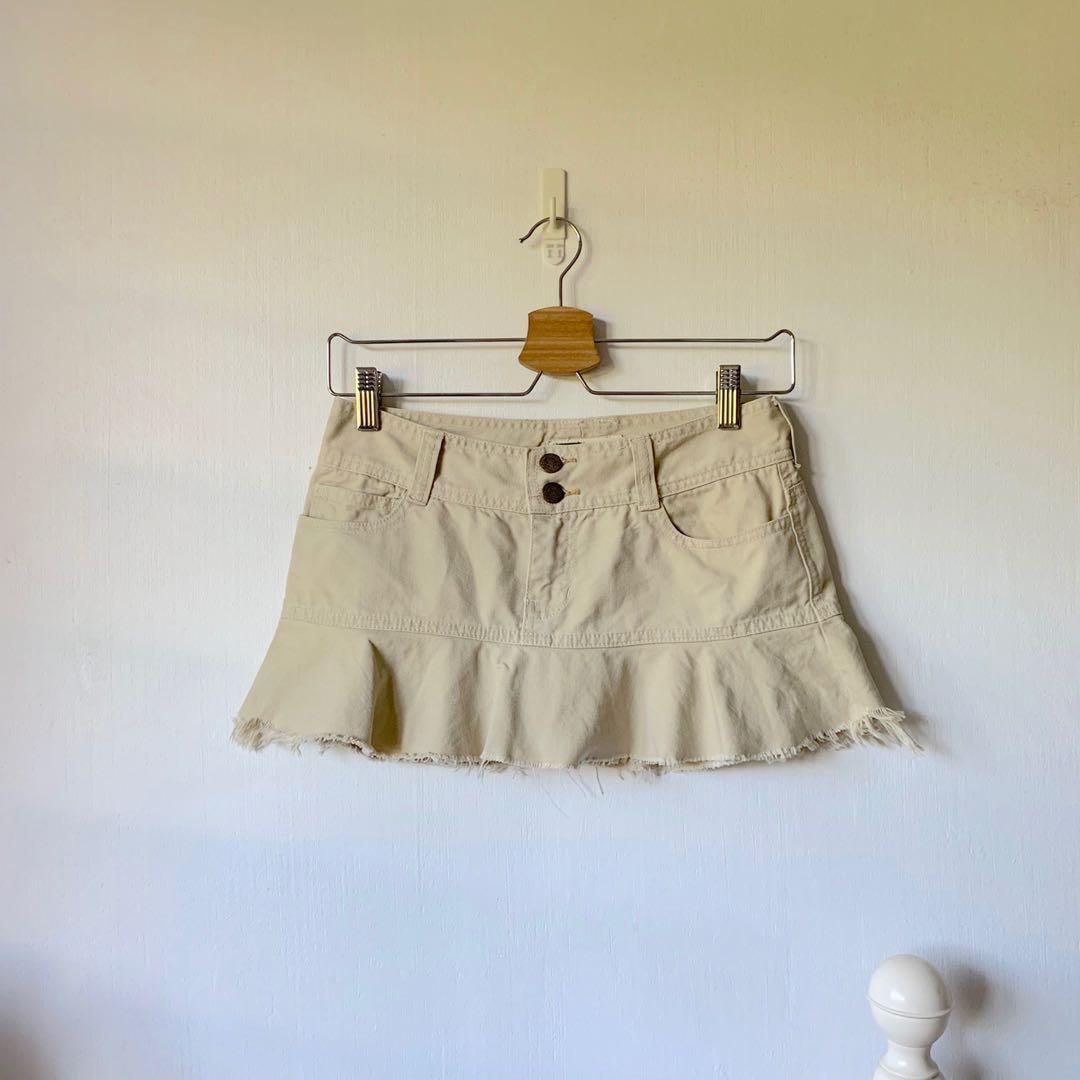Denim mini skirt abercrombie discount