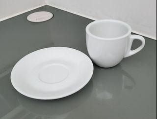 咖啡杯連碟 Coffee mug & plate set