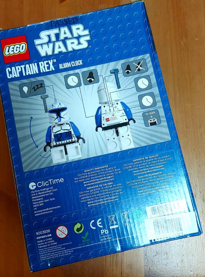 Lego star wars 2025 captain rex alarm clock