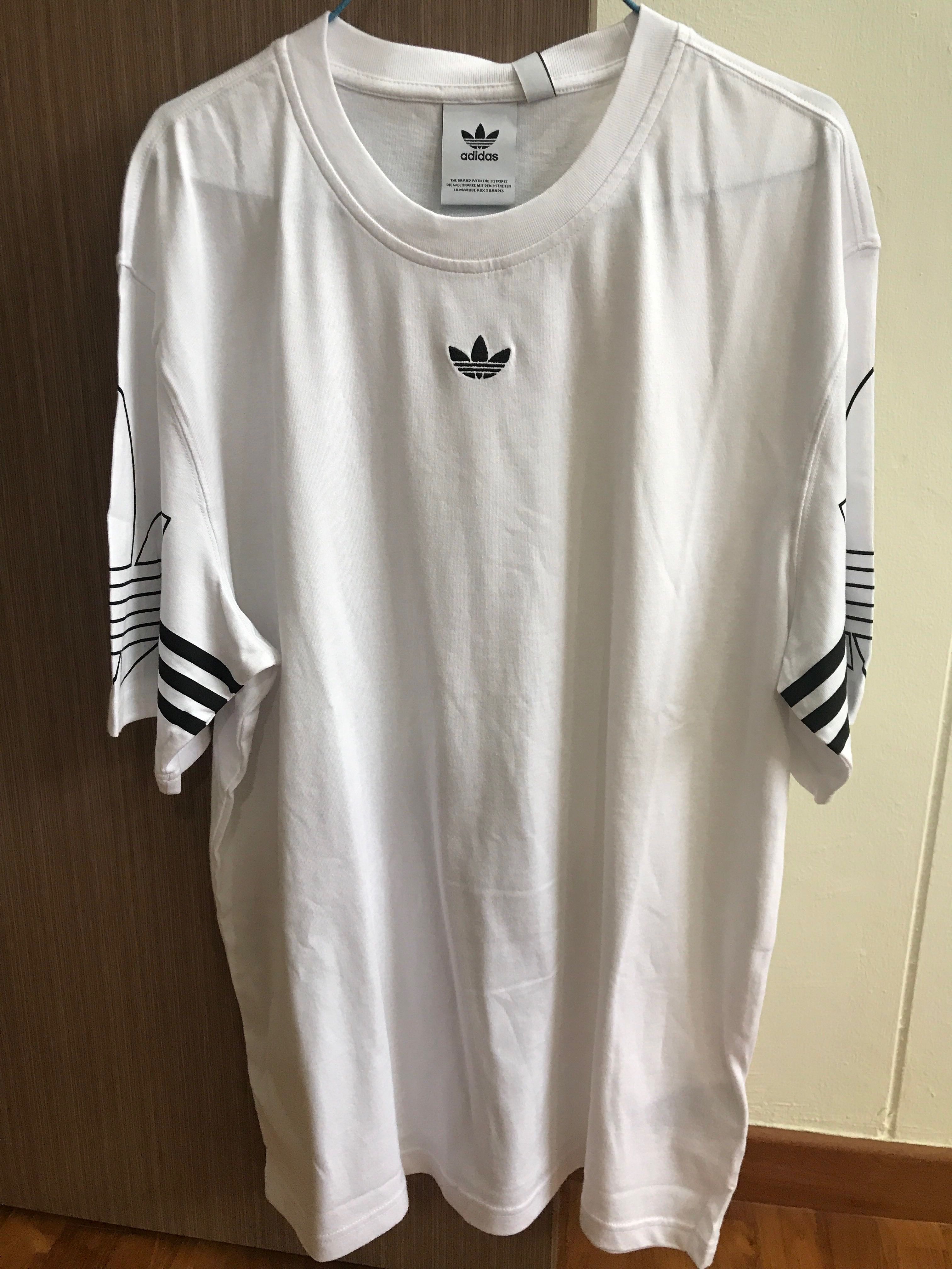 outline tee adidas