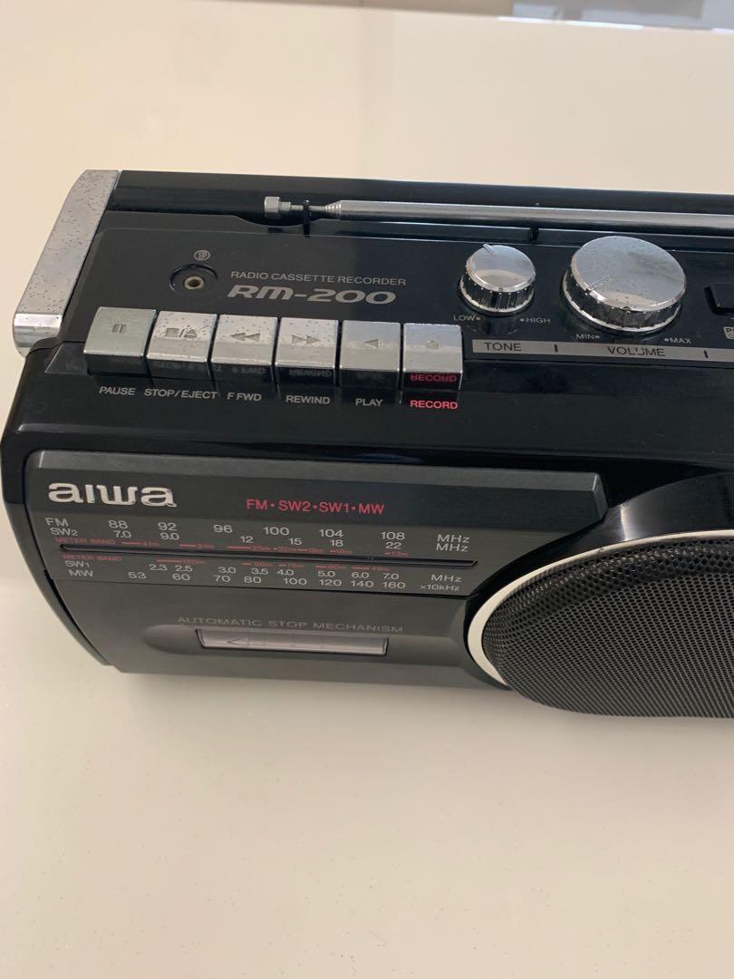 Aiwa Radio cassette player RM200, Audio, Portable Music Players on