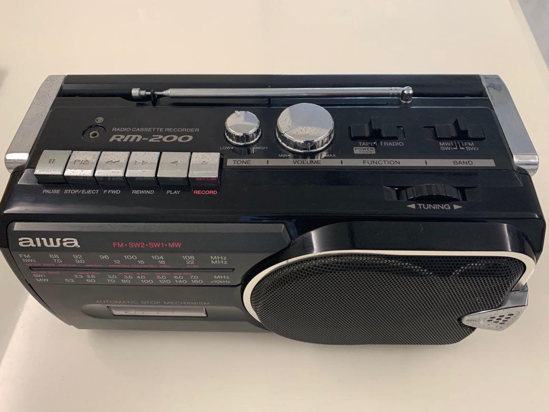 Aiwa Radio cassette player RM200, Audio, Portable Music Players on