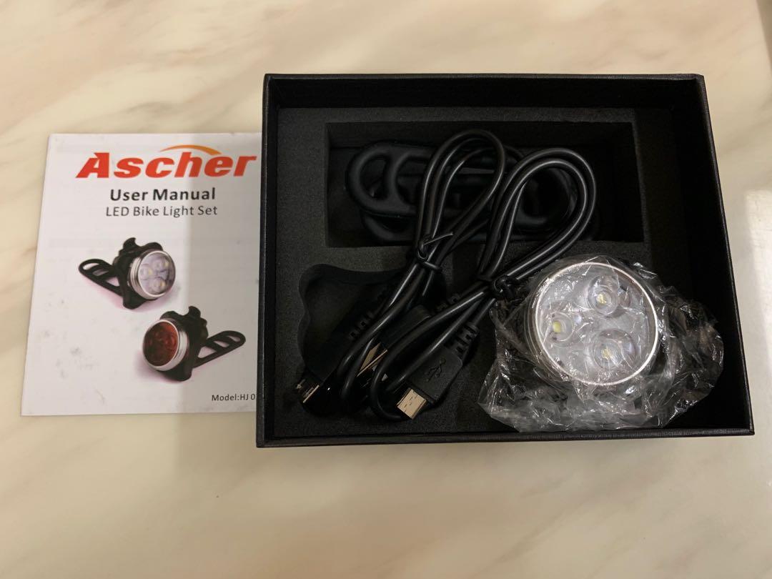 ascher bike light manual
