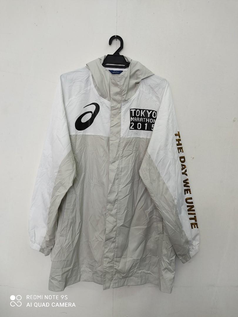Asics Tokyo Marathon 2015 Raincoat Men s Fashion Activewear on