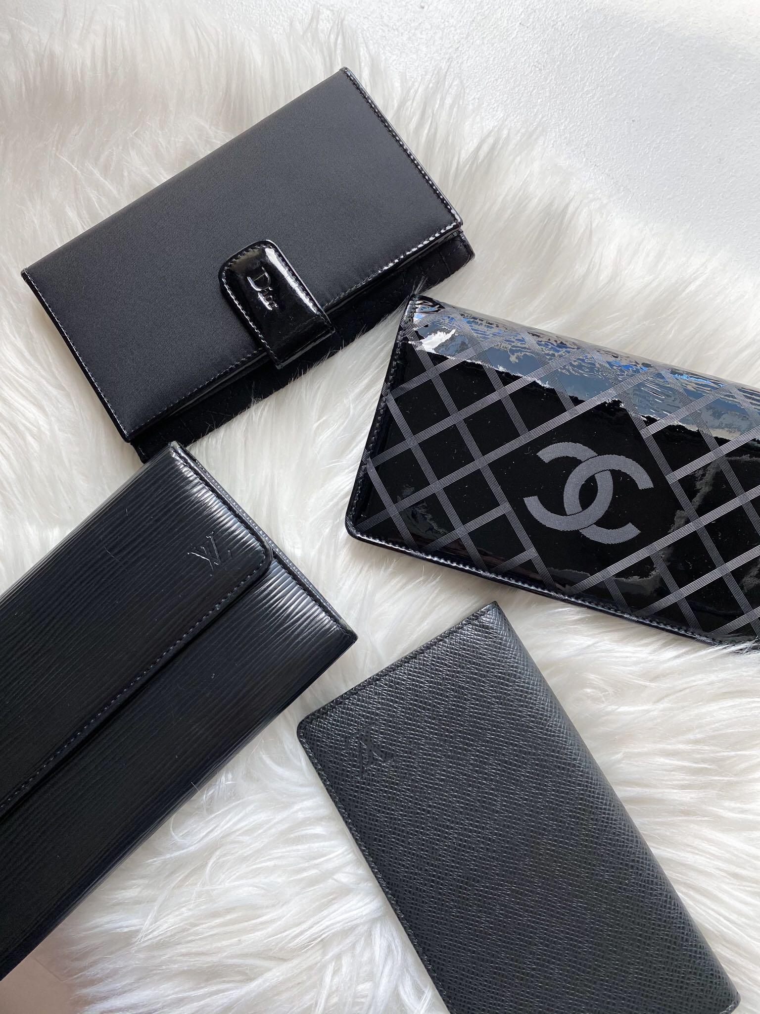 Authentic Classic Black Luxury Wallet (Category: Luxury Bags & Wallets) located in Makati City. Submitted by cindiorella (Listing ID 1041562859, Image 1). Description: 100% guaranteed authentic All in good-mint condition 🖤 Check my profile for their indiv listings! DM to inquire 💌 .