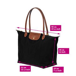 longchamp large dimensions