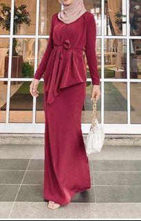 baju kurung ala kimono