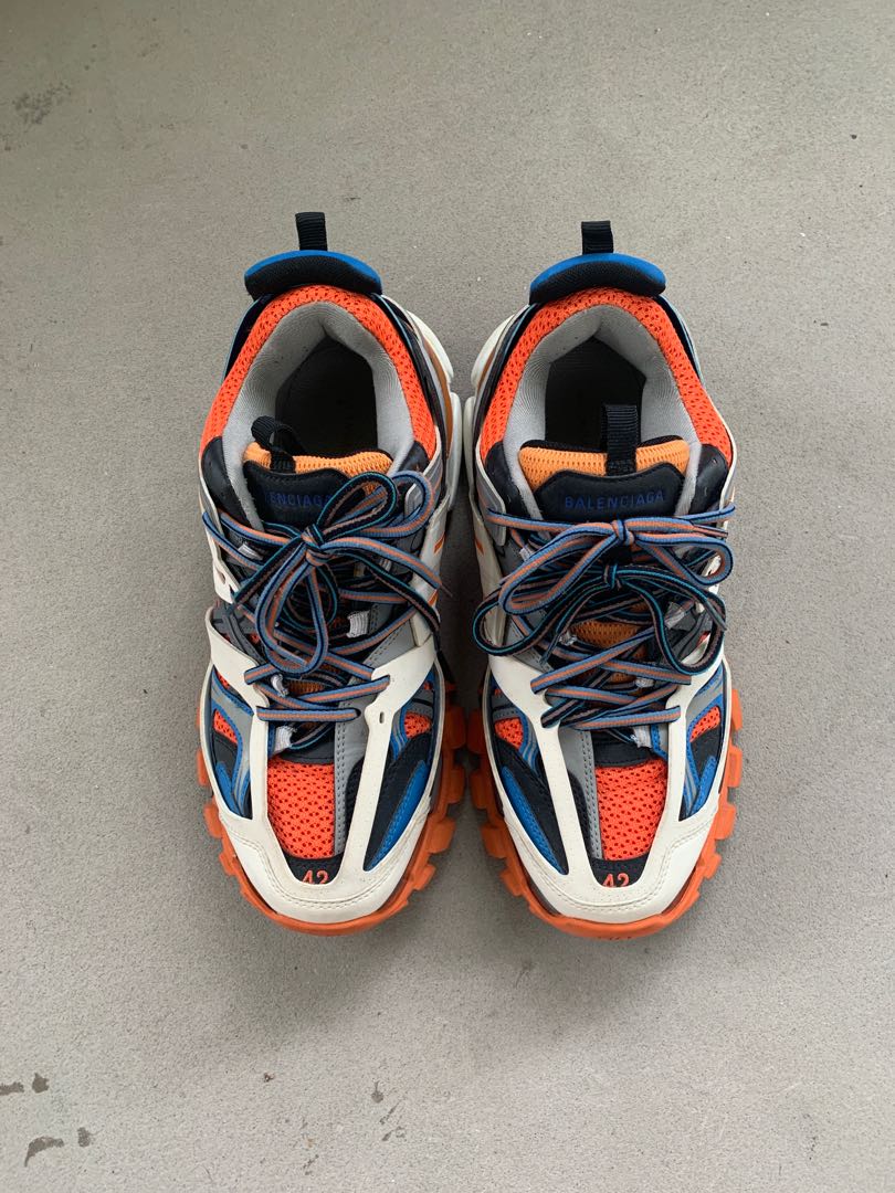 Balenciaga track orange blue store