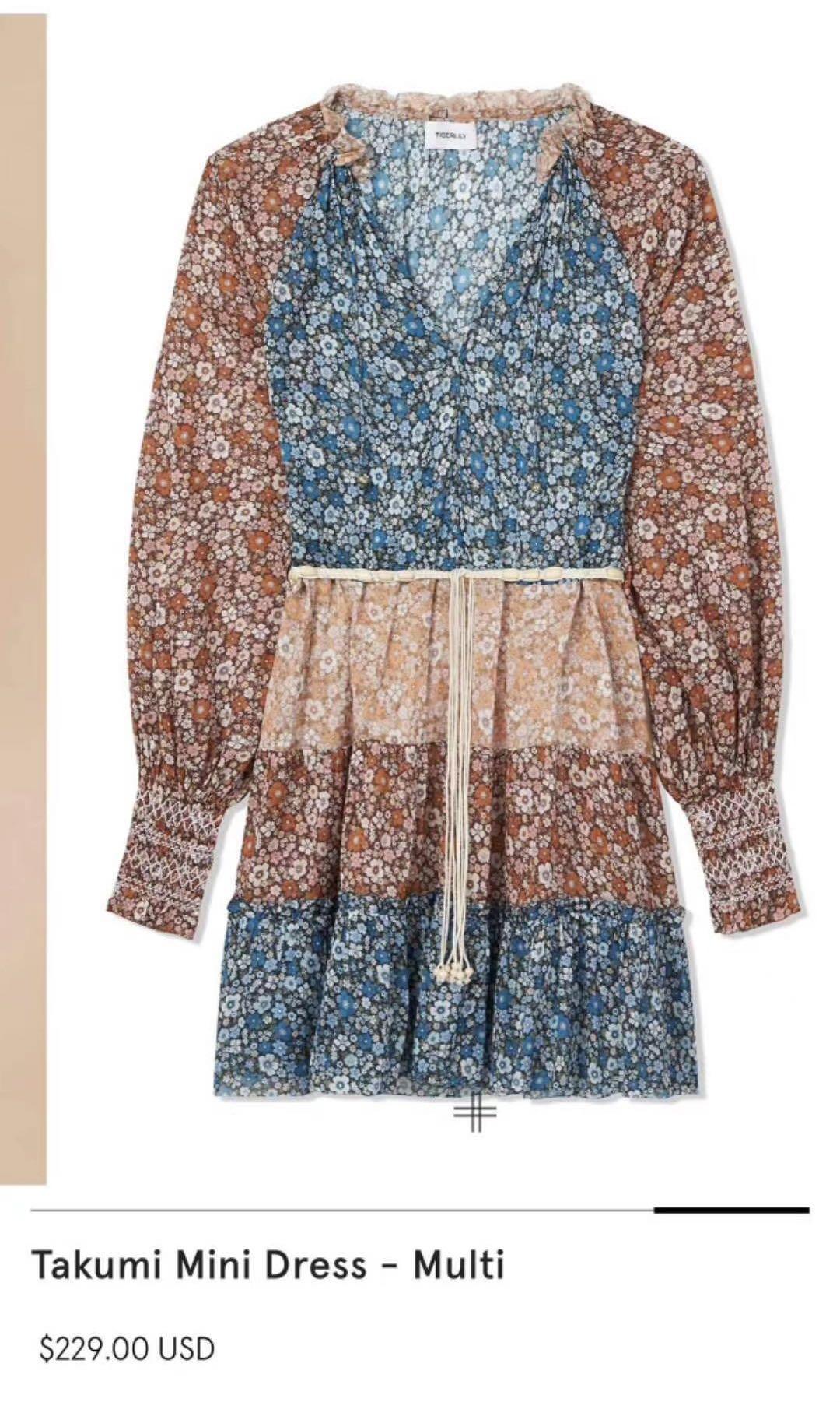 BNWT Authentic Tigerlily Takumi Mini 