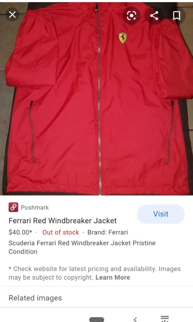 ferrari windbreaker jacket