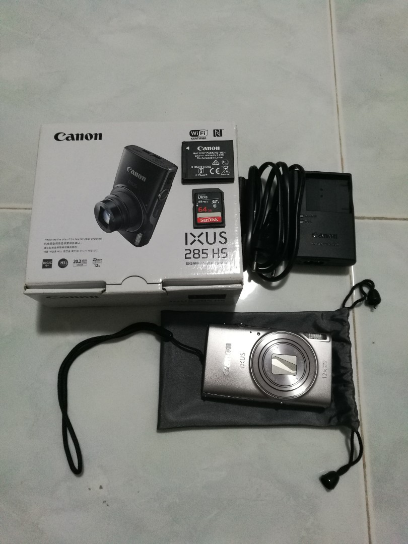 canon ixus 285 hs digital camera in black