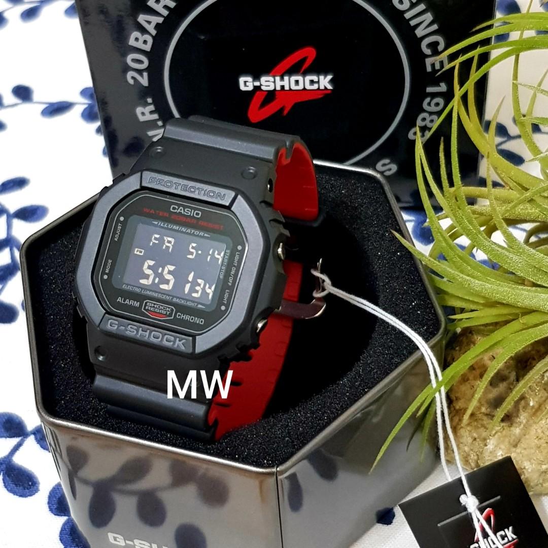 Casio G Shock two tone strap dw5600 dw 5600 dw 5600hr men s watch