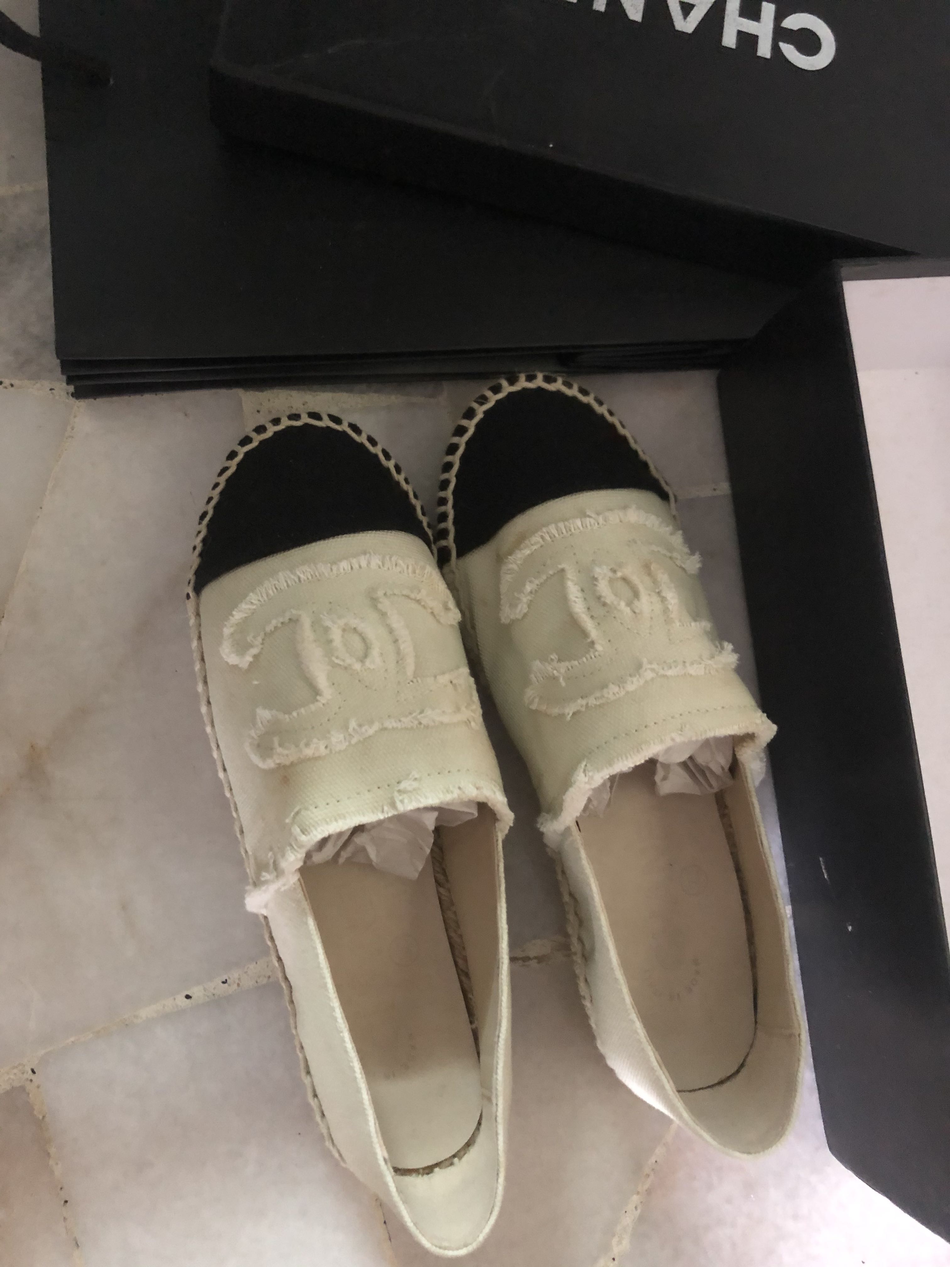 chanel espadrille shoes