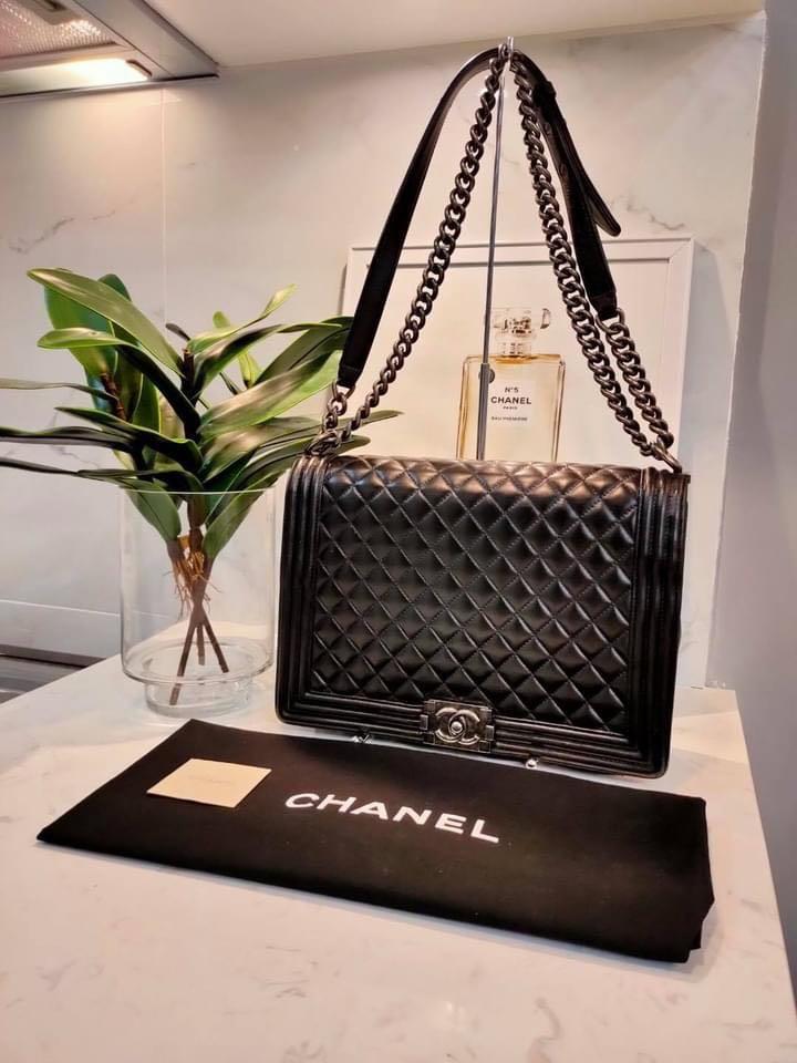 Chanel Leboy Large Lambskin RHW, Luxury, Bags & Wallets on Carousell