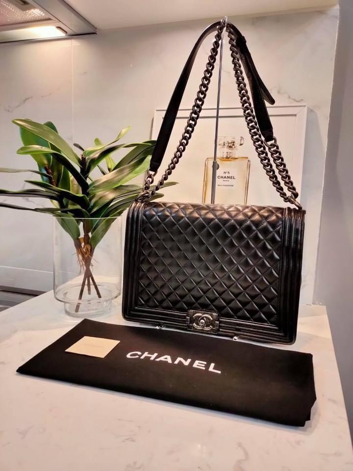 Chanel le boy jumbo outlet