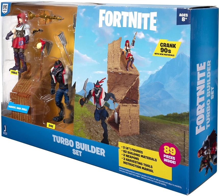 (chk) Fortnite Turbo Builder Set, 2 Figure Pack Featuring Fable and