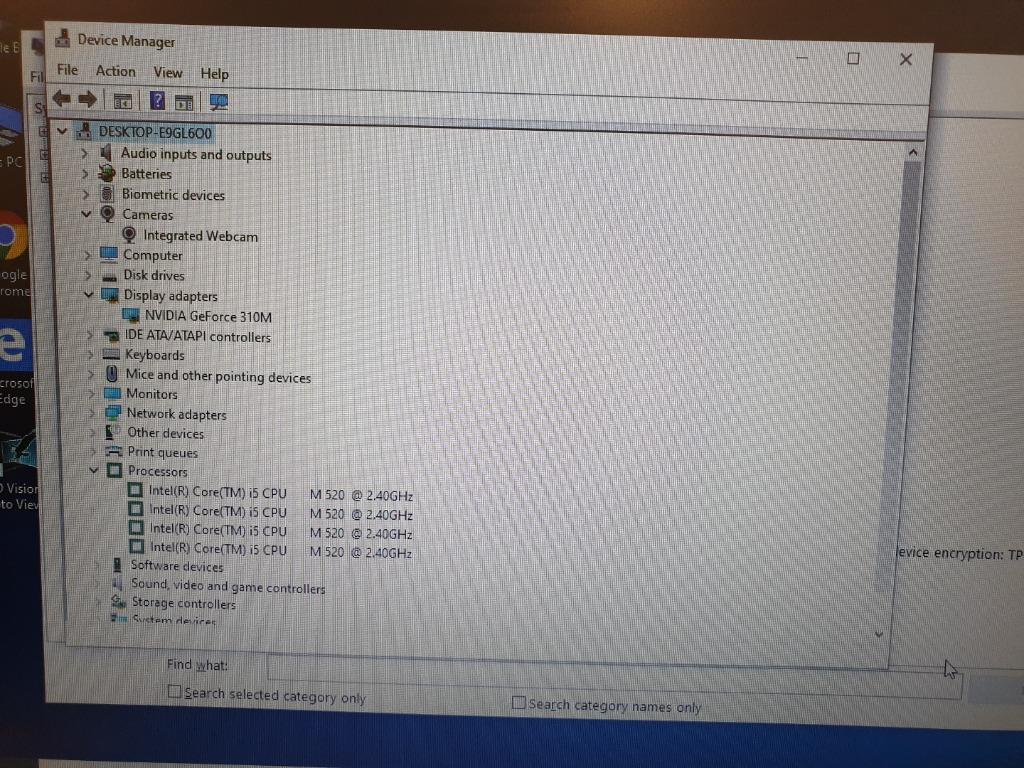 Dell 15.6 i5 Laptop with NVIDIA GeForce 310M 320GB HDD 4GB RAM