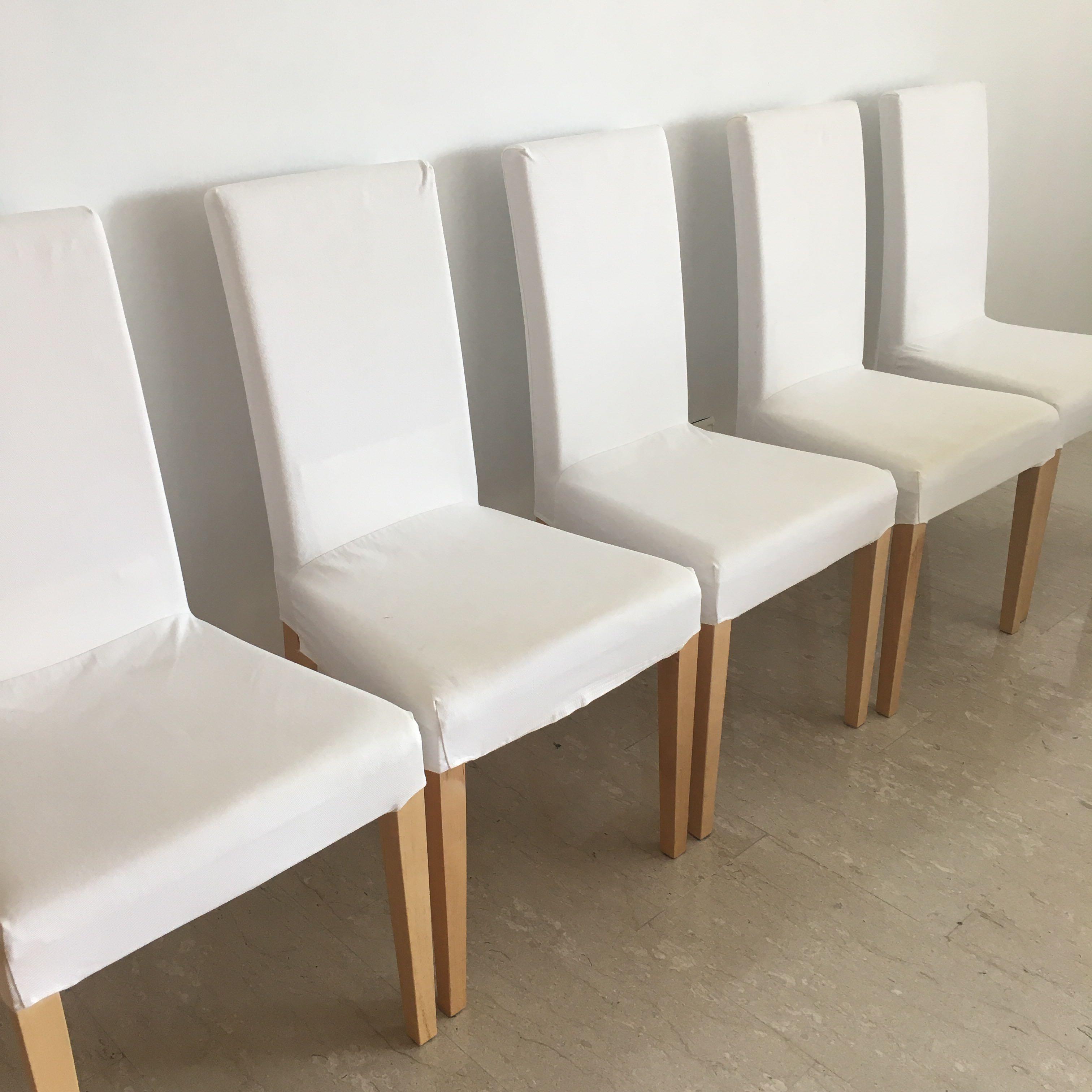 Dining Chair - Ikea HARRY Chair, birch/Blekinge white, Furniture Home Living, Furniture, Chairs on Carousell