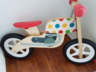 elc wooden balance bike