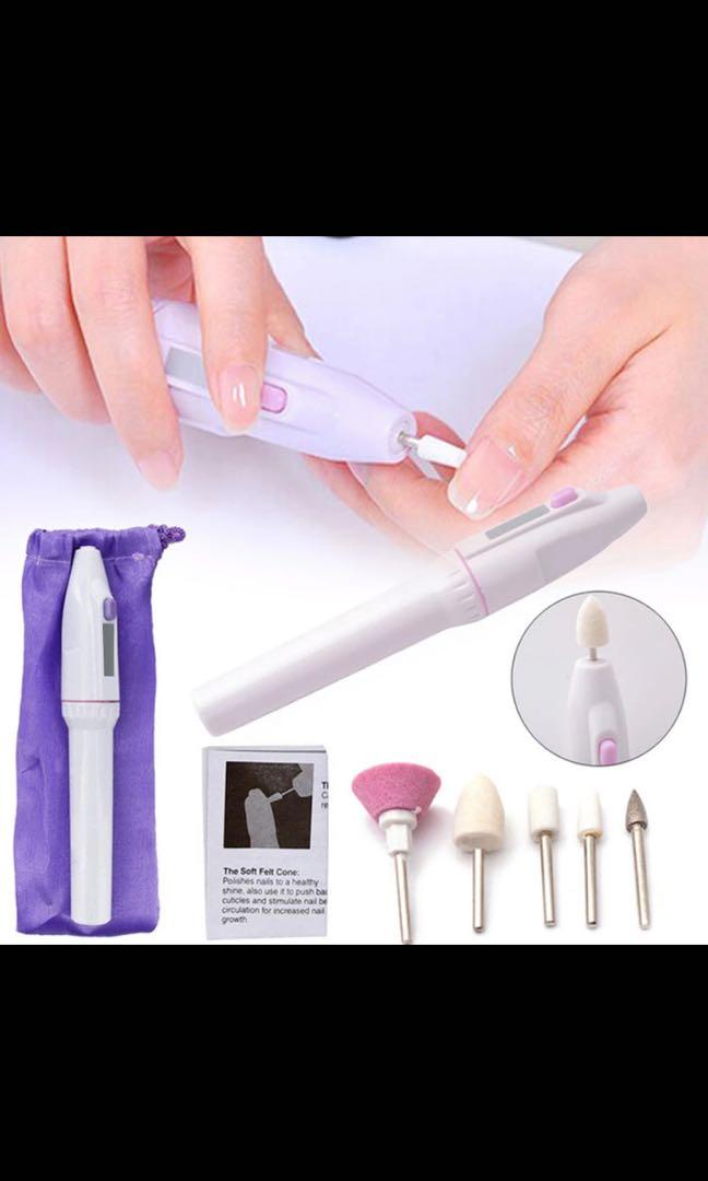 Electronic Nail Polish Remover Kit Set Nail Care Health Beauty Hand Foot Care On Carousell