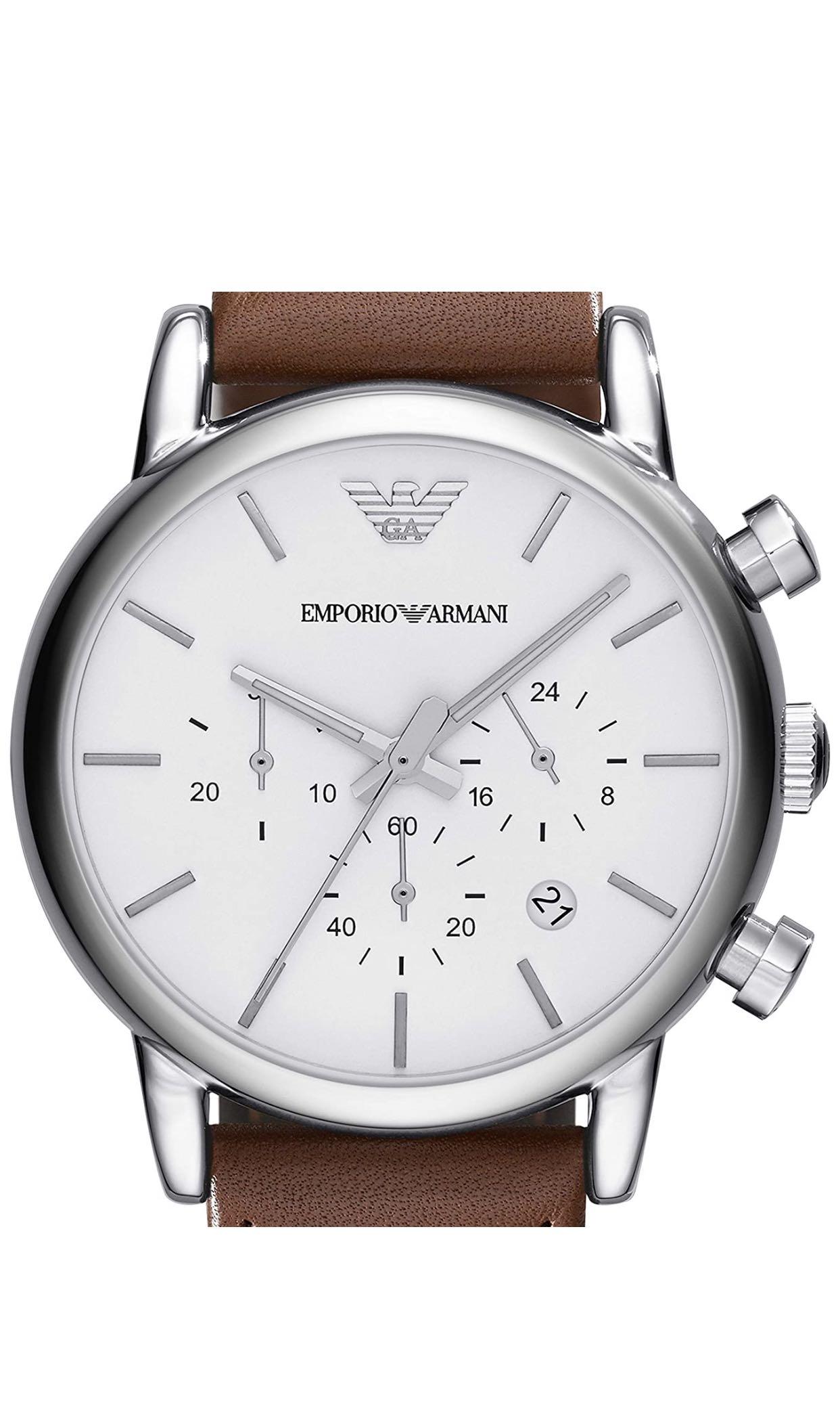 Emporio armani men's luigi chronograph dress watch with quartz movement store