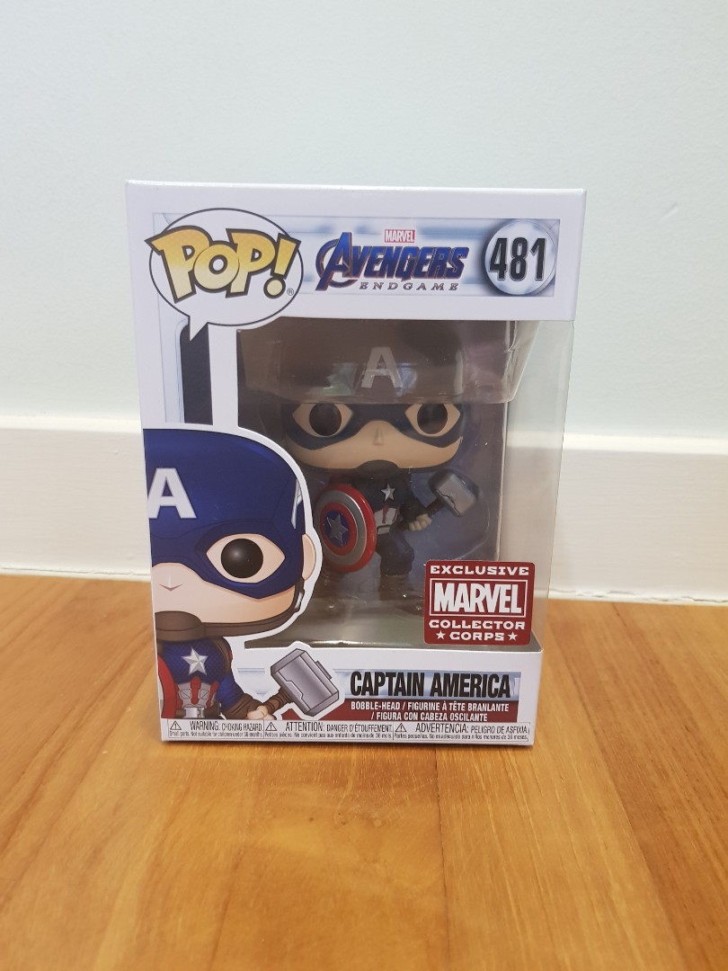 Captain america funko pop mjolnir Clearance