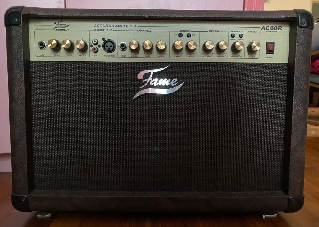 *CLEARANCE* German FAME AC60R Acoustic Amplifier for Guitars, Hobbies