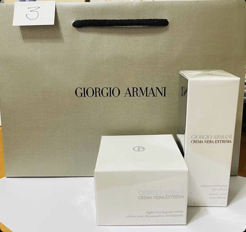 giorgio armani crema nera extrema volume reshaping eye serum