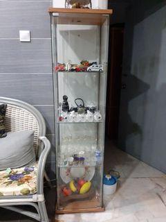 Glass display cabinet
