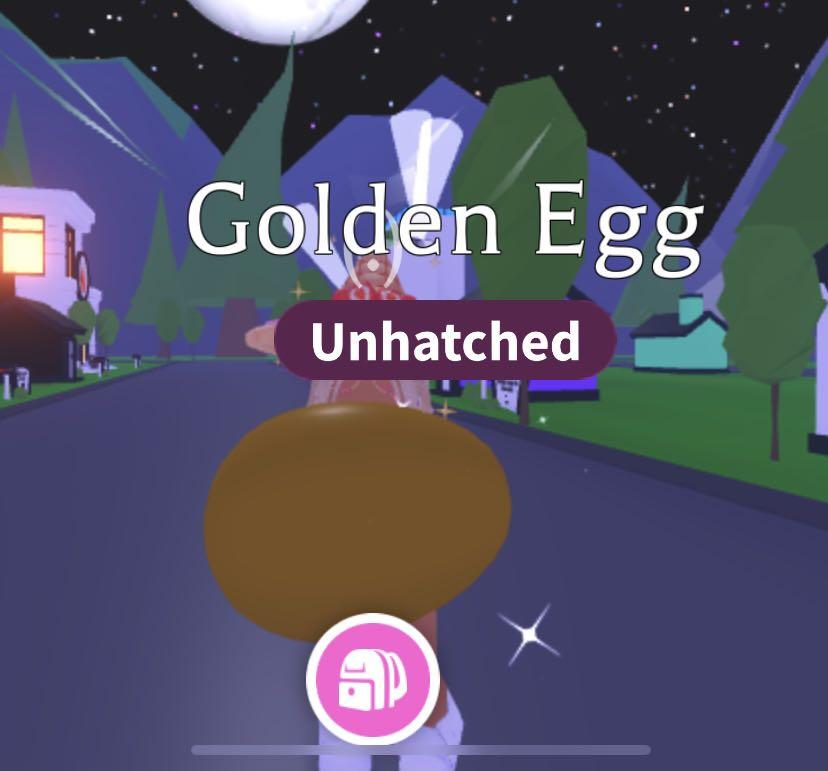 golden egg adopt me roblox, Toys & Games, Video Gaming, InGame