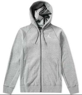 Grey Jordan Zip up Sweater