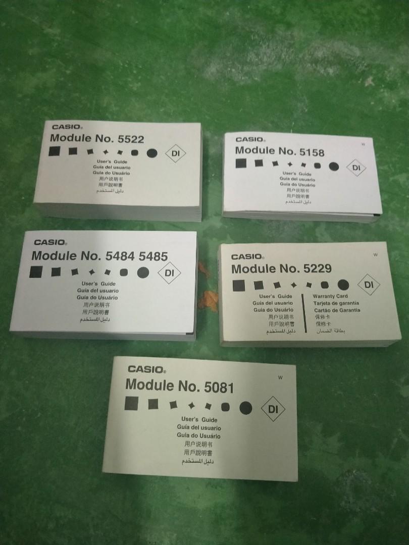 Casio g shock hotsell 5229 manual