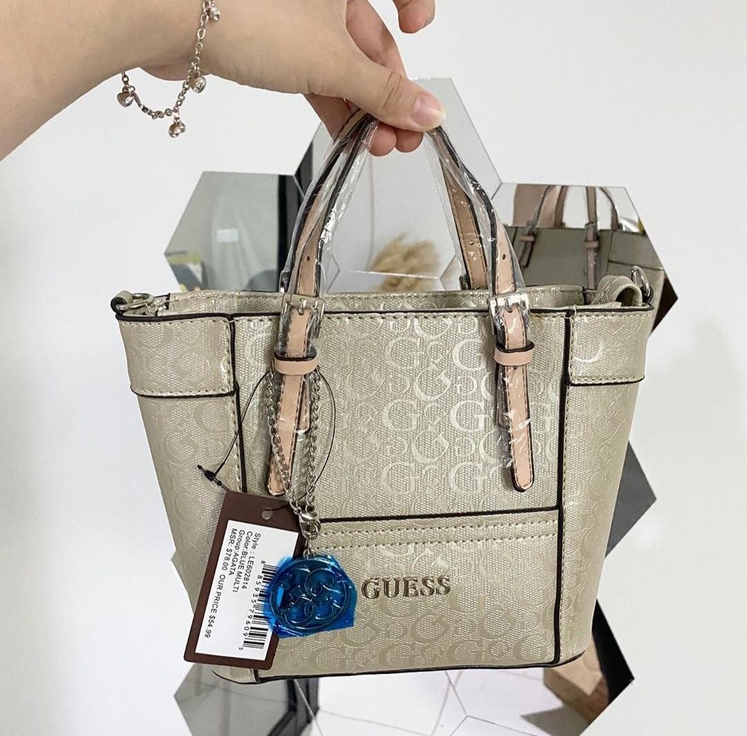 Guess Delaney Holo Mini Barang Mewah Tas Dompet di Carousell