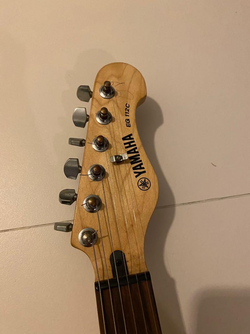 Guitar Yamaha EG112C + amp Yamaha GA-15 + audio Jack cable, Hobbies