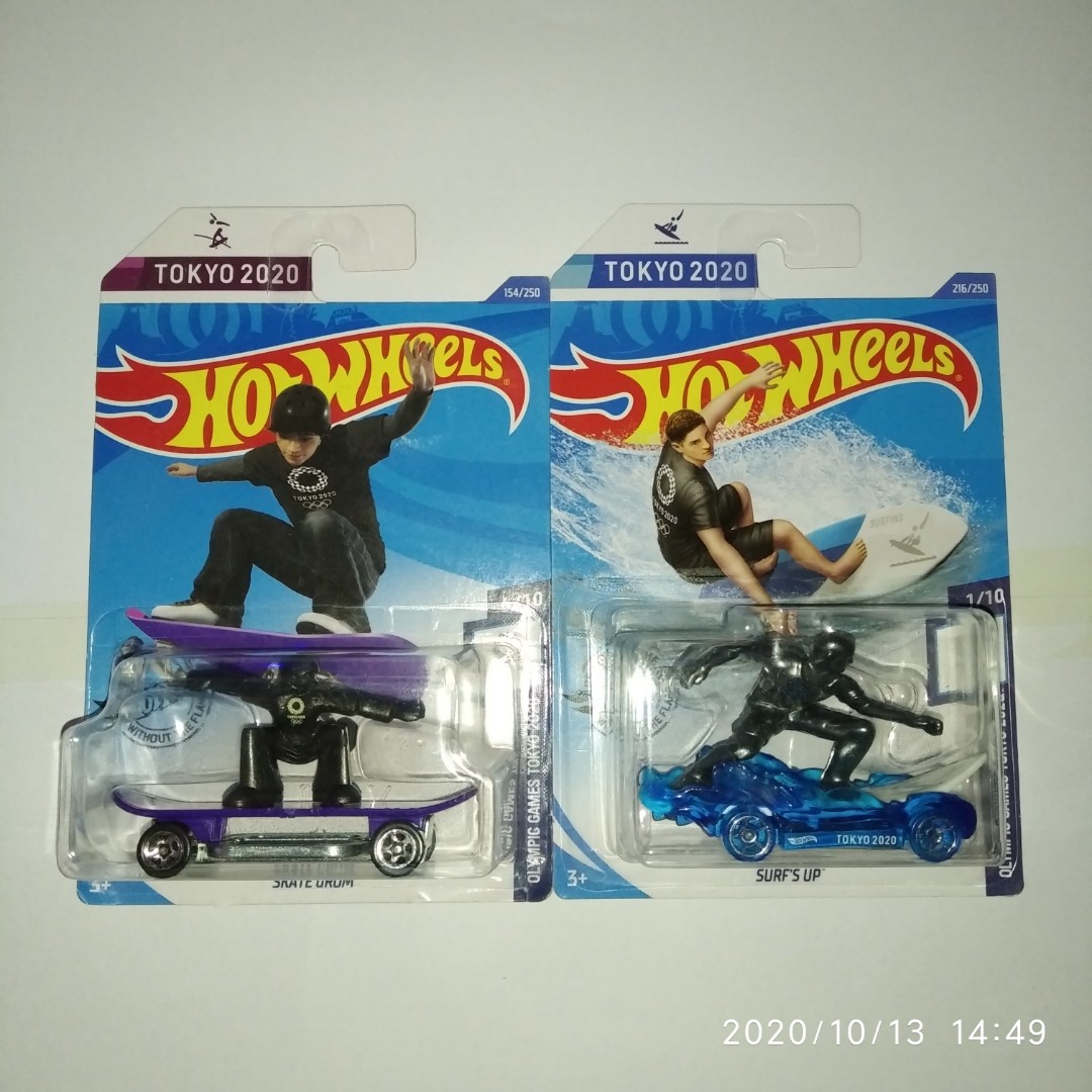 Hot Wheels SKATE GROM & SURF UP, Hobbies & Toys, Toys & Games on Carousell