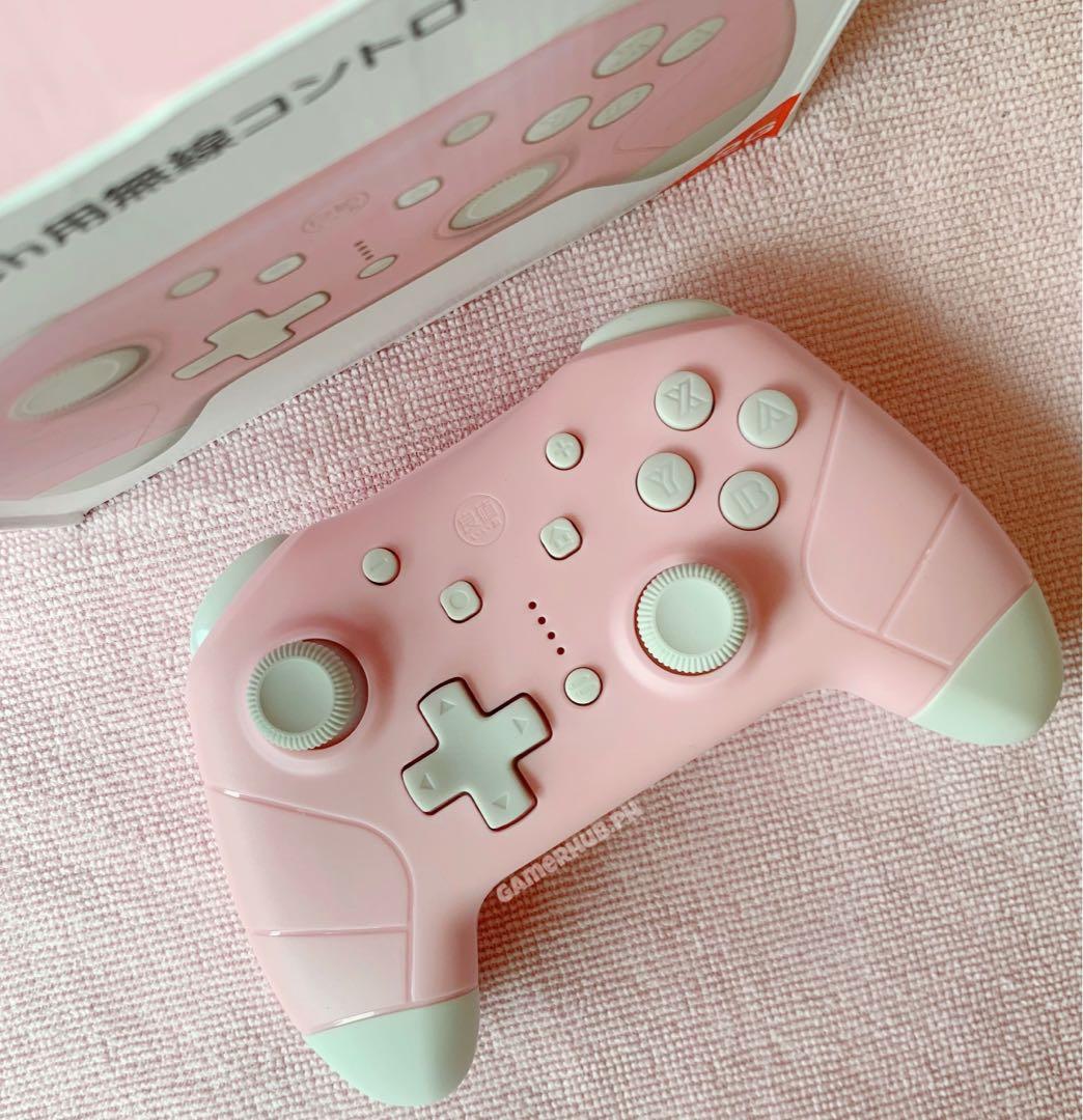 Iine Pink Wireless Pro Controller For Nintendo Switch Switch Lite Pc Android Video Gaming Gaming Accessories Controllers On Carousell
