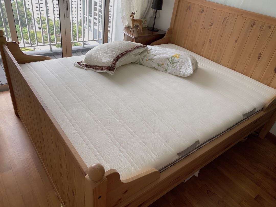 IKEA Malvik mattress queen size 双人床垫, Furniture & Home Living, Furniture, Bed Frames