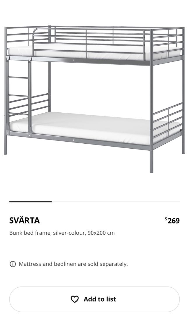 Ikea Metal Bunk Bed Furniture Home, Ikea Metal Bunk Bed
