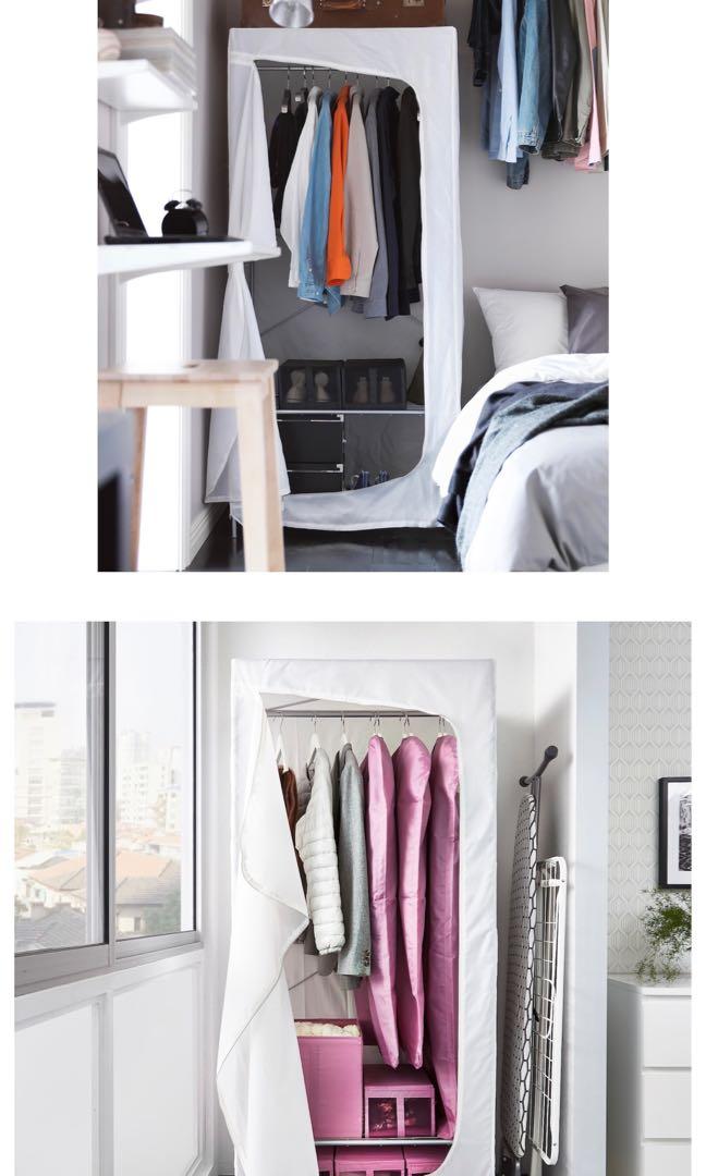 IKEA temporary wardrobe, Babies & Kids, Baby Nursery & Kids Furniture