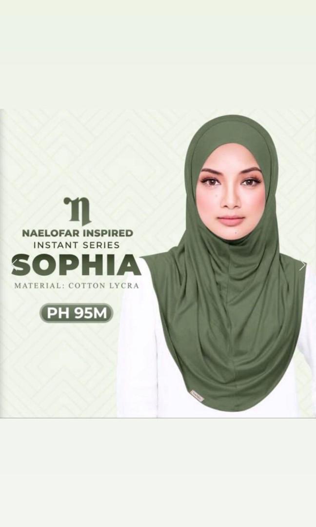 sophia instant naelofar hijab