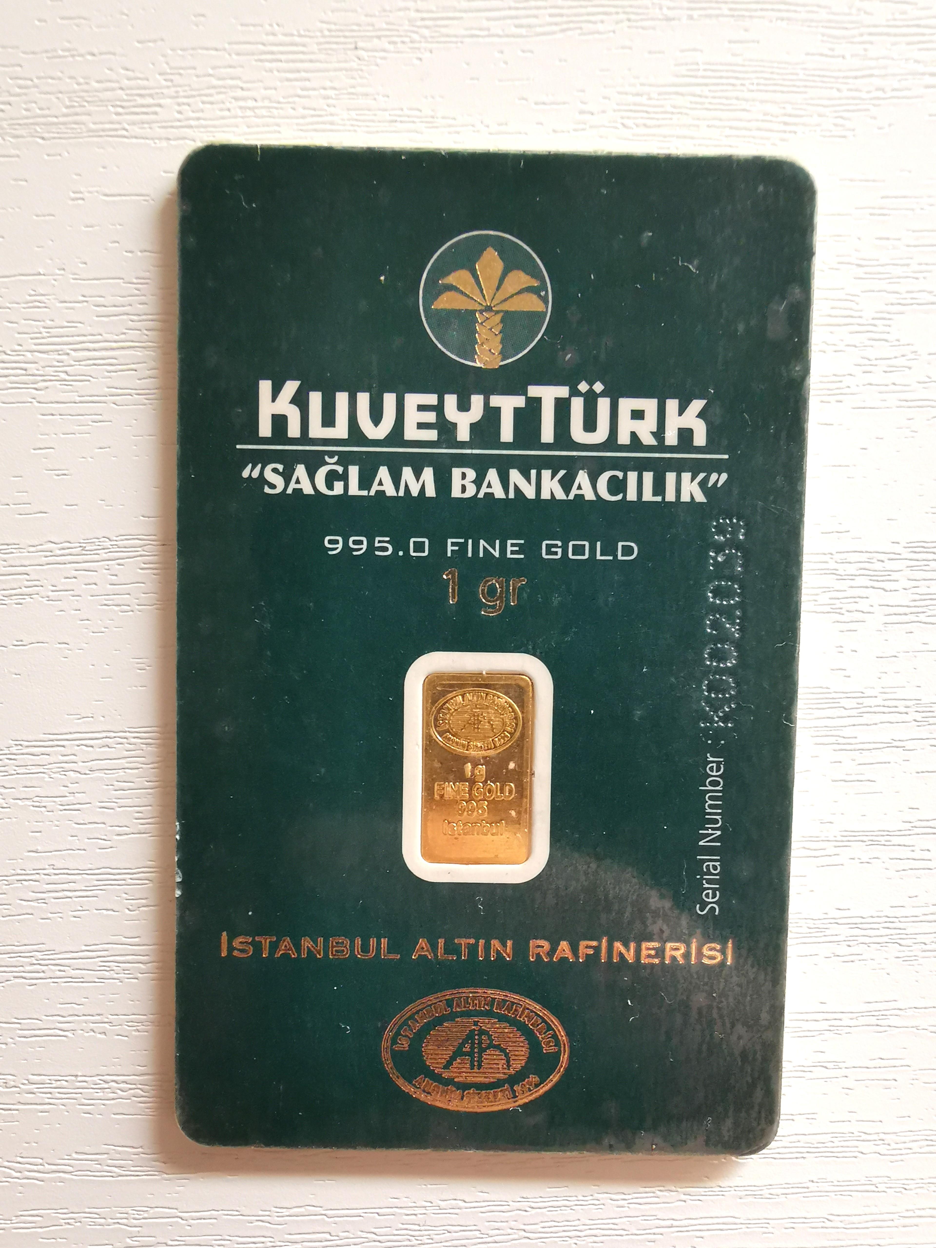 Istanbul Iar 1 Gram 995 Gold Bar Everything Else Others On Carousell