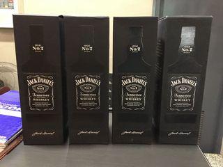 Johnnie Walker Double Black & Jack Daniel Empty Boxes