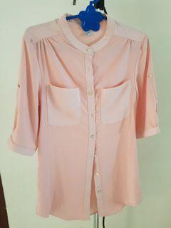 kemeja pink