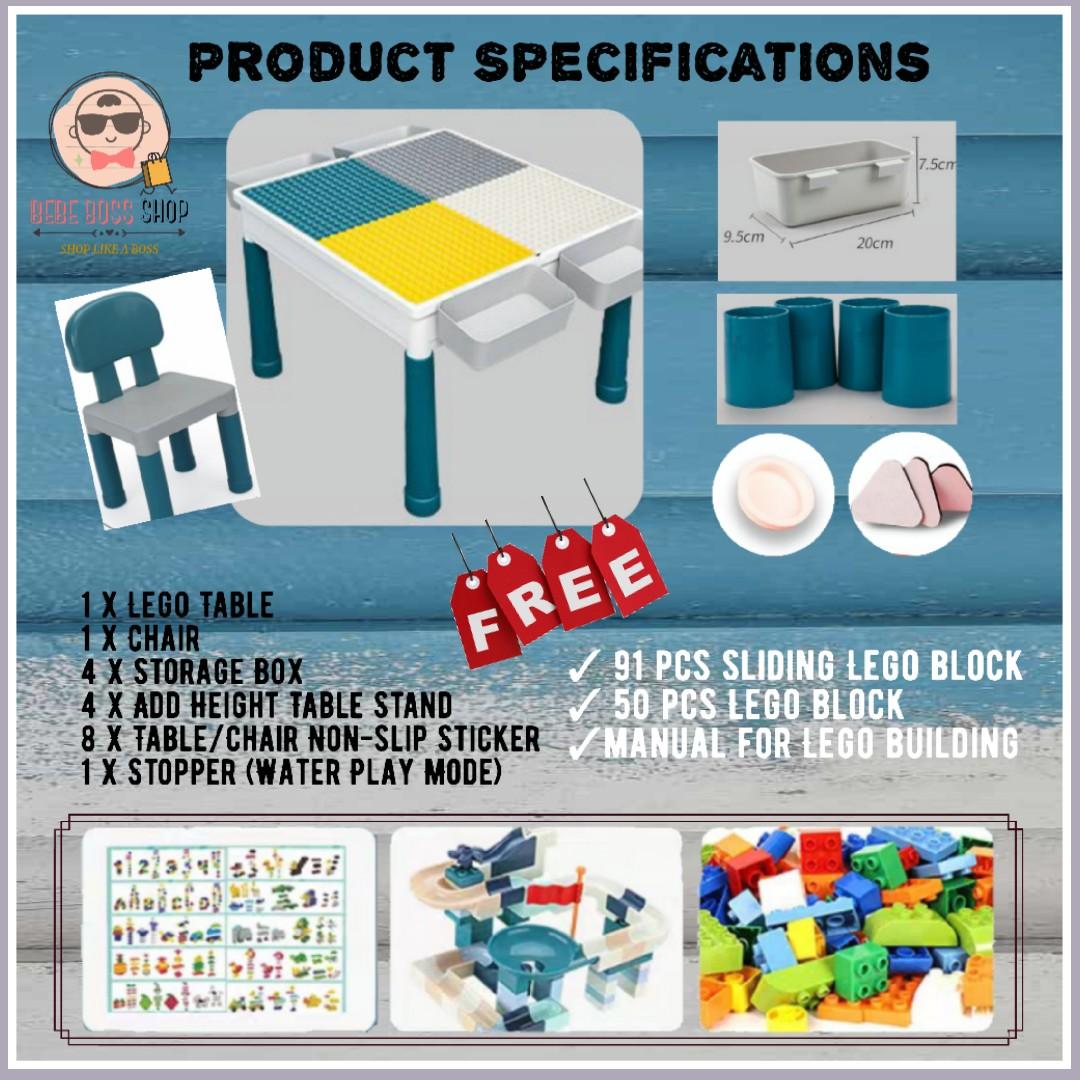 Kids Multi Purpose Lego Building Blocks Table With 1 Chair 2 Set Lego Blocks Toys Games Blocks Building Toys On Carousell Kids Multi Purpose Lego Building Blocks Table With 1 Chair 2 Set Lego Blocks Toys Games Blocks Building Toys On Carousell