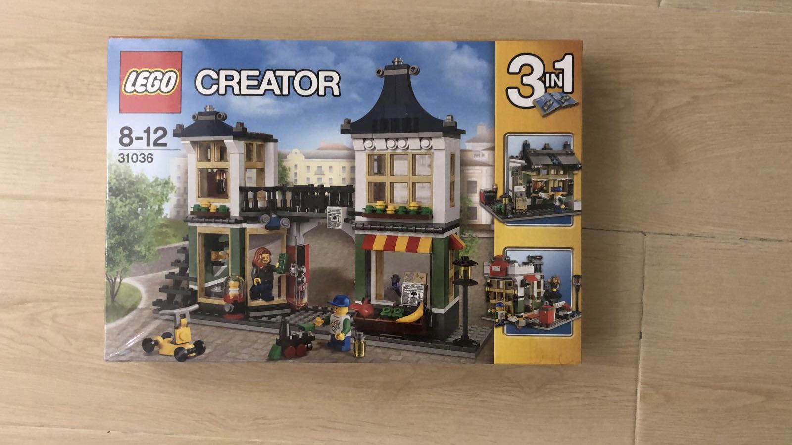 lego creator toy and grocery shop