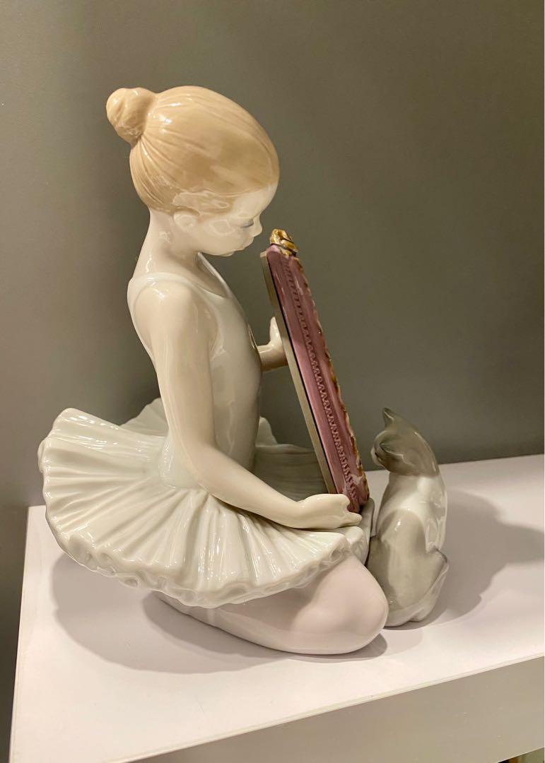 Lladro Sitting Ballerina Porcelain Figurine