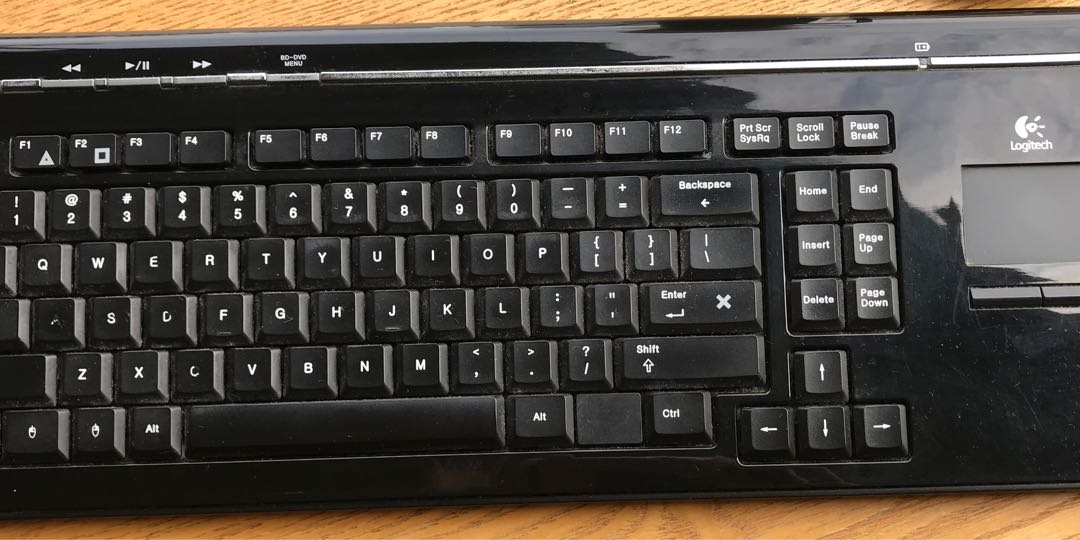 Logitech PlayStation 3 Cordless Mediaboard Pro Keyboard, Computers